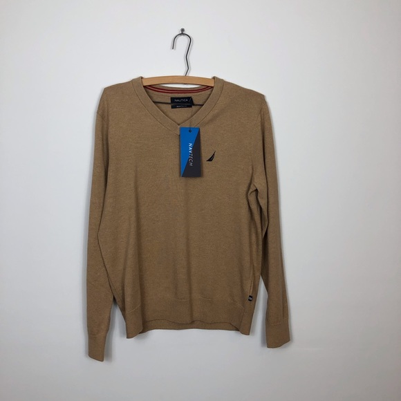 Nautica Long Sleeve V-Neck Sweater Size Small